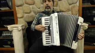 WELTACH3480WH - White Weltmeister Achat 80 Piano Accordion LMM 34 80 $2499