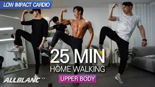 Low Impact Cardio for All Levels (SWEAT💦) // 25min Home Walking for Upper Body