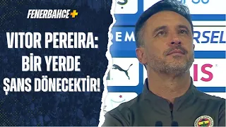 Vitor Pereira: "Hayal Kırıklığı Yaşıyoruz!" (Fenerbahçe 1-2 Alanyaspor) / 24.10.2021