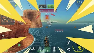 [Battle of warships] USS South Dakota torpedo Beat!