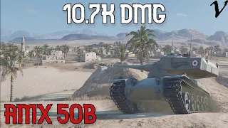 AMX 50 B: 10.7K Damage: WoT Console - World of Tanks Console