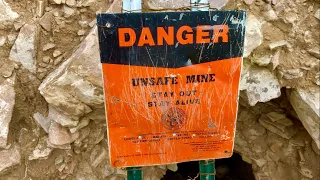 Following the Ore Cart Tracks Inside the Abandoned Lime Creek Mine