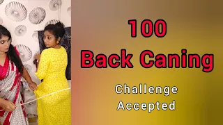 100 Back Caning Challenge Accepted | #requestedvideo #subscribe #hairbun #youtube @SharmysVlogs