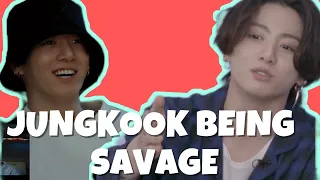 BTS Jungkook being savage