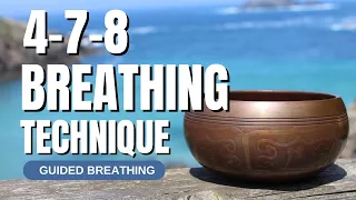 Relaxing 4-7-8 Breathing Guided by Singing Bowls