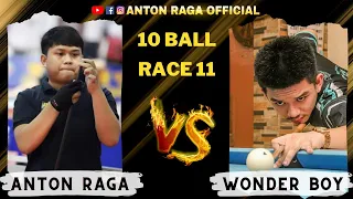 ANTON RAGA VS. ELIJAH "WONDER BOY" ALVAREZ | 10BALL | RACE 11