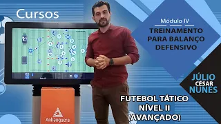 Futebol Tático Nível II (Avançado) - Módulo IV: TREINAMENTO PARA BALANÇO DEFENSIVO