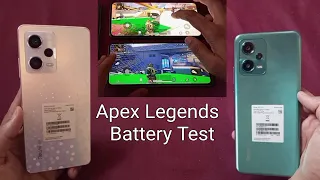 Redmi Note 12 pro 5G Vs Redmi note 12 5G Apex Legends Battery Drain Test ( 100 To 0% )