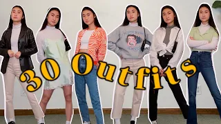 30 OUTFITS for FALL (fall 2020 lookbook)