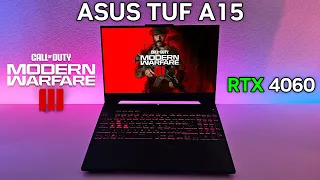 RTX 4060 Laptop | Call of Duty Modern Warfare 3 | Asus TUF A15 - Native, DLSS 3