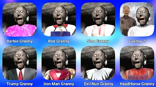 Granny v1.8 All New Mods | Barbie Granny | Trump Granny | Evil Nun | Iron Man Granny | Rod | Granny