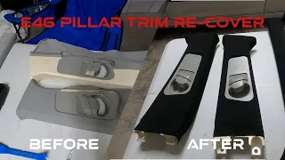 BMW 3 Series A Pillar Trim Fabric Replacement | E46 A Pillar Trim Fabric Replacement