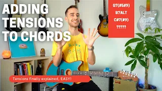 Chord Tensions explained on Guitar! G+7(b9)?