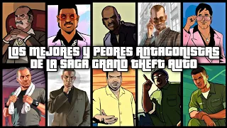 Los MEJORES y PEORES ANTAGONISTAS de GRAND THEFT AUTO (GTA 3 a GTA 5) (Loquendo) | Sebastián Cage