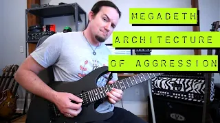 Megadeth Architecture of Aggression solo cover | Uncle Ben Eller