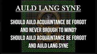 Auld Lang Syne, The Irish Rovers   (w/ lyrics)