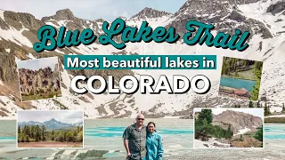 Hiking the Blue Lakes Trail, Best hike in COLORADO | Mt. Sneffels Wilderness Area