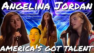 First Time Reaction Angelina Jordan | America's Got Talent