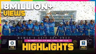 ACC | Women's Asia Cup 2022 | Final | India vs Sri Lanka