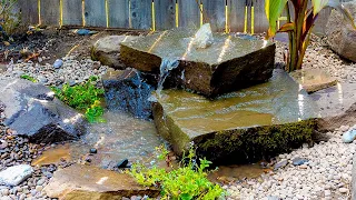 I built a water fountain in 4 hours. (full build, no talking.) #asmr