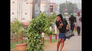 Her scream made her day. bushman prank. Best Of Eskimo Comp. 5