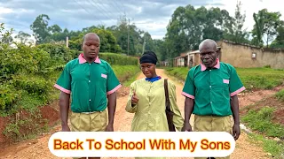 Back To School With My Sons - Mama Boys