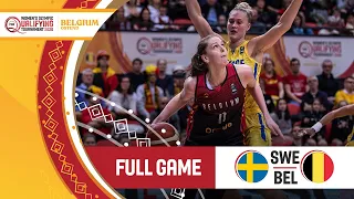 Sweden v Belgium - Full Game - FIBA Women's Olympic Qualifying Tournament 2020