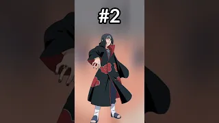 My TOP 5 Akatsuki members #shorts