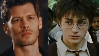 Harry Potter react to Dark Harry and Harry Potter as Klaus Mikaelson