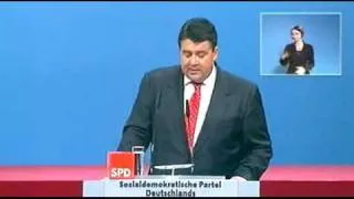 Sigmar Gabriel "In die Mitte kämpfen"