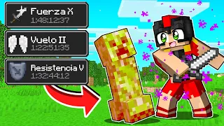 Paso MINECRAFT pero los MOBS que MATO dan EFECTOS ESPECIALES 😱😂 Invictor RETO #12