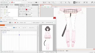 Live2D Tail Sway Tutorial (No Skinning or glue~!)