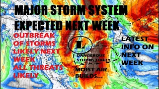 Dangerous storms expected next week! Tornado potential growing. What we know!