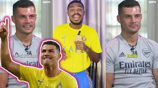 xhaka says Ronaldo is better than Messi | KDC GLOBAL TALKS