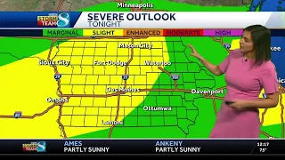 Severe weather threat Tuesday