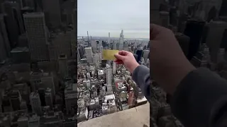 Subway Gold Card on Top of Empire State Building