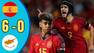 Spain's Commanding 6 0 Triumph Over Cyprus in UEFA Euro 2024 Qualifying