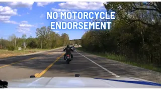 🏍 Reason for pursuit with motorcycle? No motorcycle endorsement  (Arkansas State Police) #chase