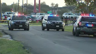 Search underway for suspect after Houston police sergeant killed in shootout along North Freeway...