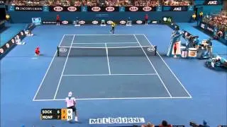 Jack Sock vs Gael Monfils (2014 AO)