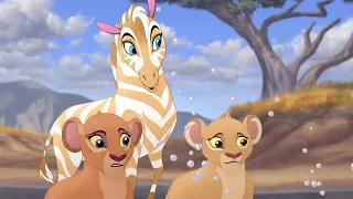 Lion Guard: KICK AND STOMP! | The Queen's Visit HD Clip