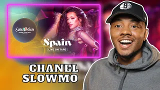 AMERICAN REACTS TO Chanel - SloMo - Spain 🇪🇸 - Live On Tape - Eurovision 2022