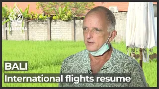 International flights resume in Bali after almost two years