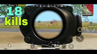 POWER  OF M416│18 KILLS SOLO VS SQUAD│PUBG MOBILE