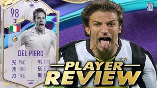 5⭐/5⭐ 98 COVER STAR ICON DEL PIERO SBC PLAYER REVIEW - FIFA 23 ULTIMATE TEAM