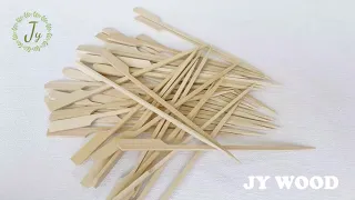 Bamboo paddle skewer