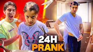 ON A PRANK MON GRAND FRÈRE PENDANT 24H ! ( il nous recherche)