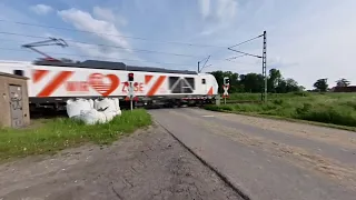 Bahnübergang Nottuln - warten auf den Zug