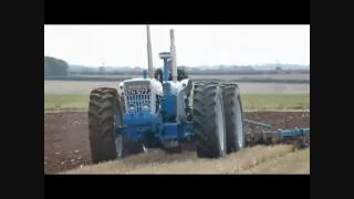 doe tractor ford conversion over 200 hp with huge plough!