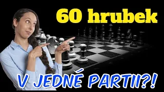 60 hrubek v jedné partii?! - Chess.com 3+2